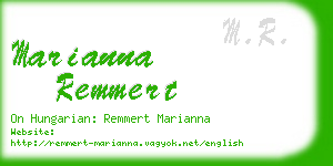 marianna remmert business card